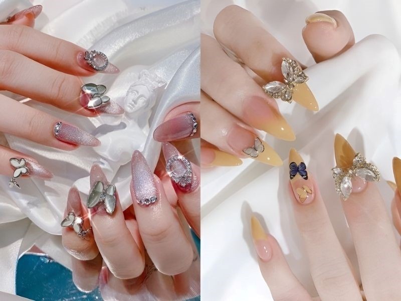 10 mẫu nail đẹp đón Tết- Ảnh 14.