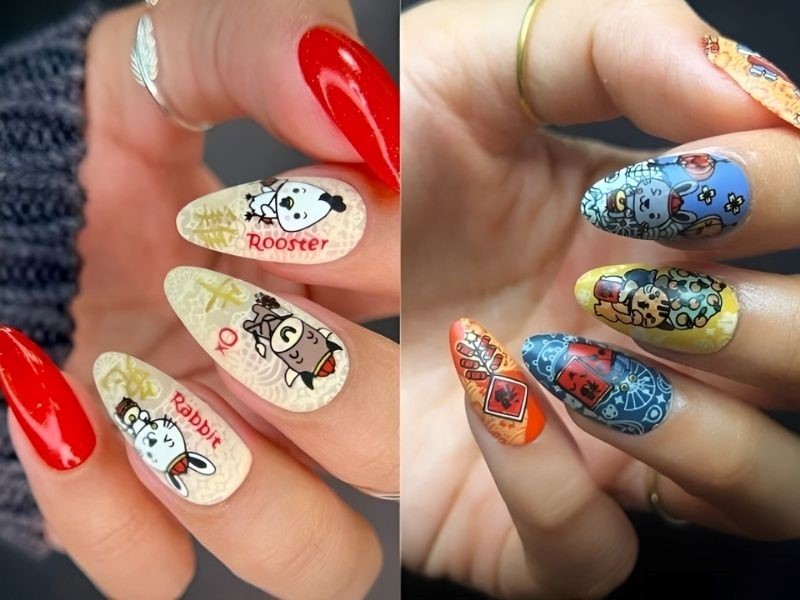 10 mẫu nail đẹp đón Tết- Ảnh 4.