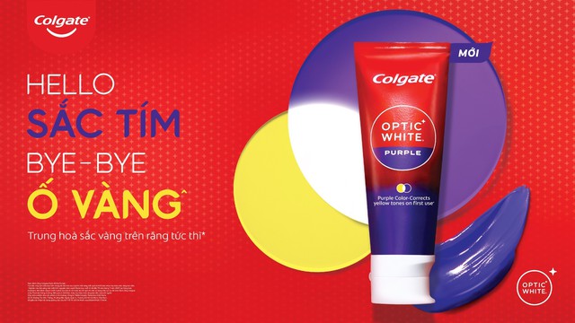 Ra mắt kem đánh răng Colgate Optic White Purple- Ảnh 1.