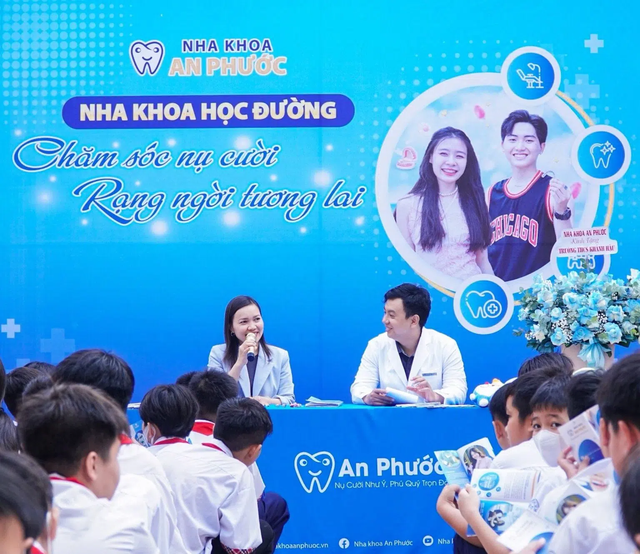 Nha khoa An Phước đẩy mạnh hoạt động nha khoa học đường tại Long An- Ảnh 1.