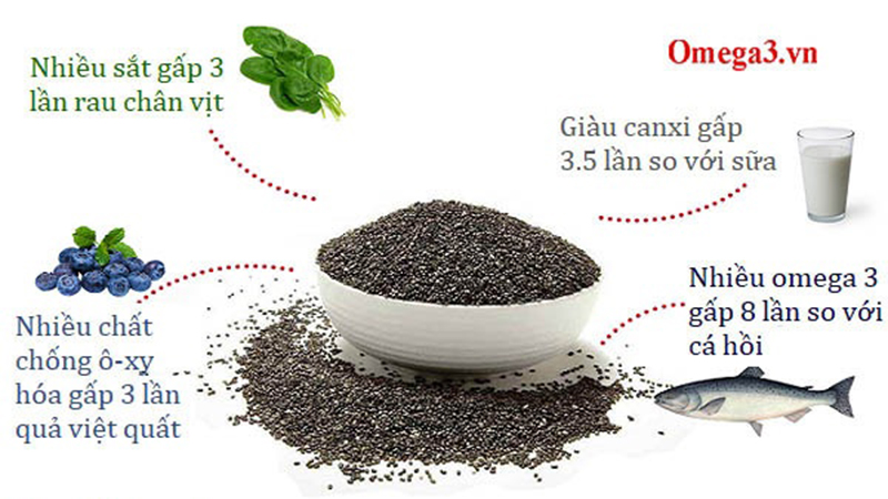 Hạt chia: Công dụng, cách sử dụng và các món từ hạt chia