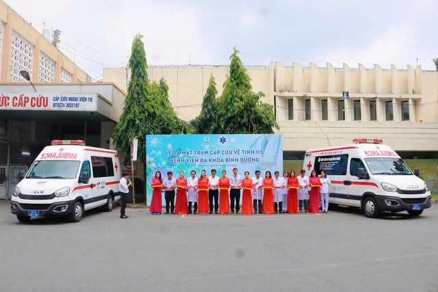 TPHCM ra mắt 2 trạm cấp cứu vệ tinh 115 tại Bình Dương, tăng khả năng tiếp cận y tế khẩn cấp- Ảnh 1. TPHCM ra mắt 2 trạm cấp cứu vệ tinh 115 tại Bình Dương, tăng khả năng tiếp cận y tế khẩn cấp- Ảnh 1.